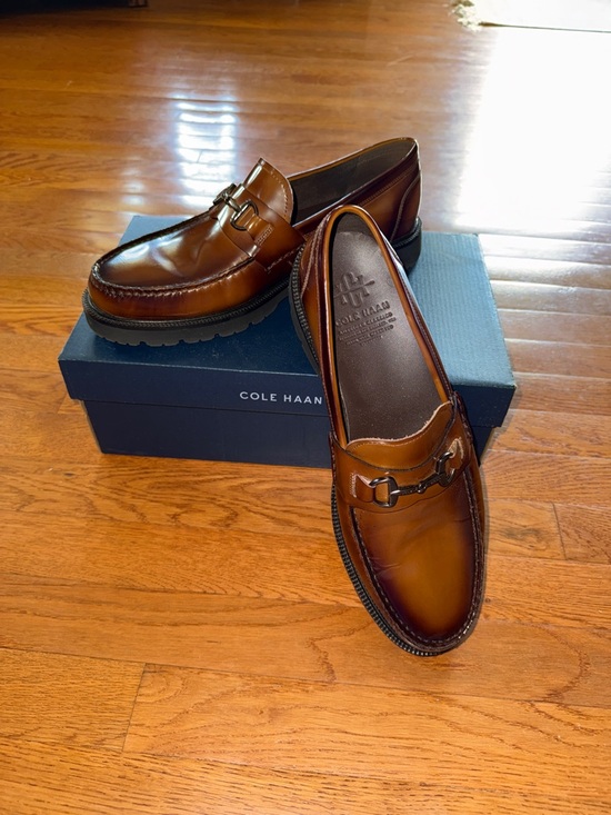 Cole Haan Other - Cole Haan Men’s Tan/Brown Leather Bit Loafers